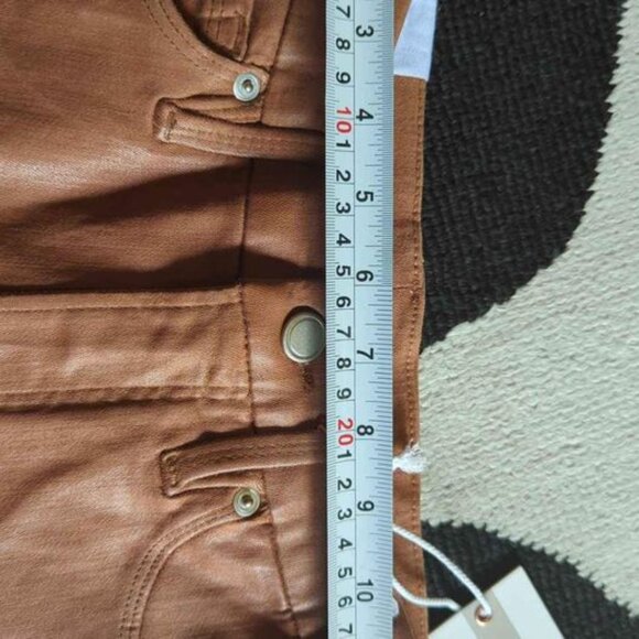 NWT - Women's Good American Good Legs Camel Brown Pants - Size 2 - Picture 6 of 10